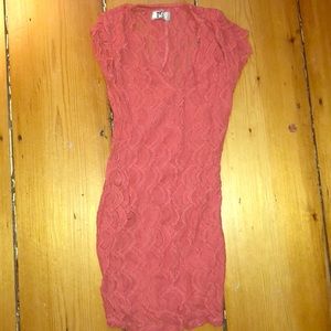Rare coral nightcap dress! Size 2 (small)
